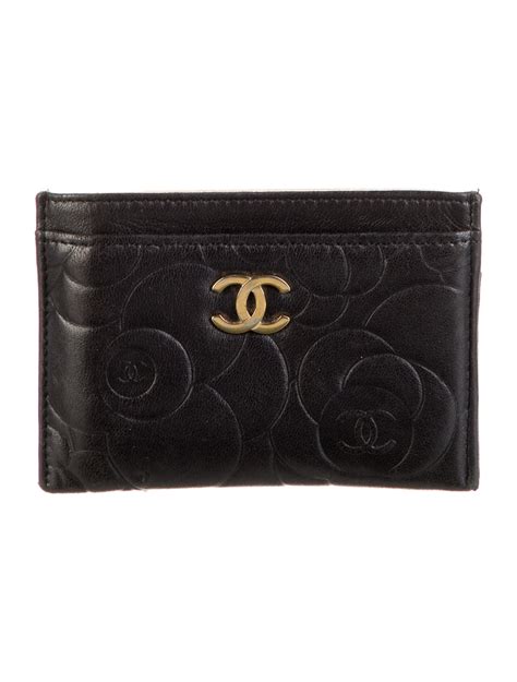 chanel camellia card holder|chanel wallets for sale.